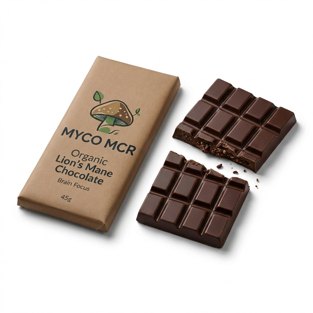 Organic Lion’s Mane Chocolate – Brain Focus (45g)