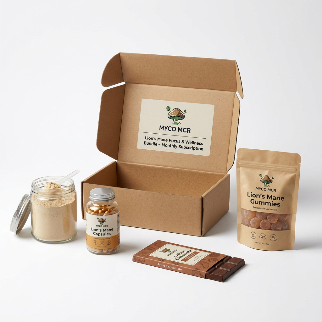 Lion’s Mane Focus & Wellness Bundle – Monthly Subscription