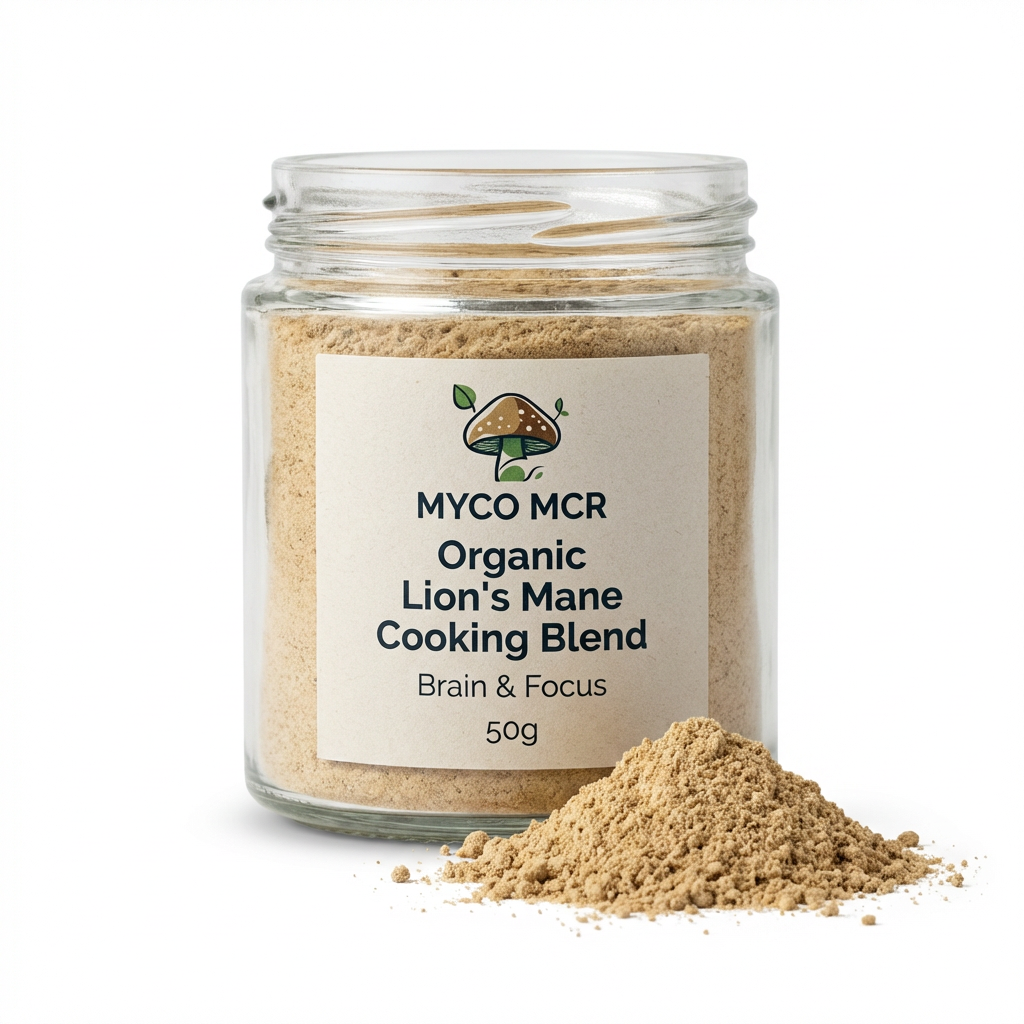 Organic Lion’s Mane Cooking Blend – Brain & Focus (50g)
