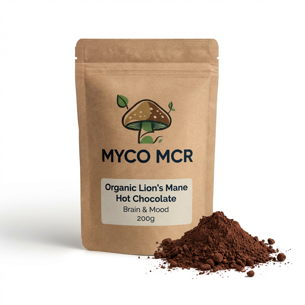 Organic Lion’s Mane Hot Chocolate – Brain & Mood (200g)
