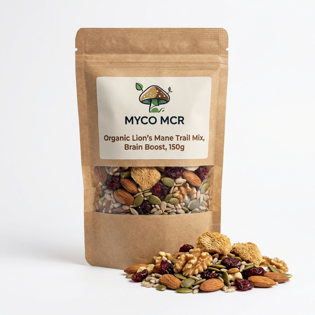 Organic Lion’s Mane Trail Mix – Brain Boost (150g)