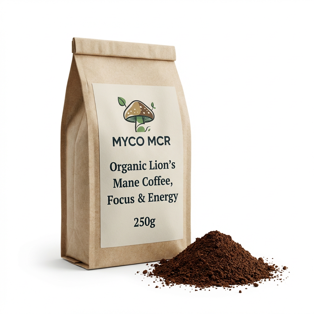 Organic Lion’s Mane Coffee – Focus & Energy (250g)